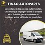 FINAO AUTOPARTS® - Pommeau de Levier de Vitesse (Chrome) pour Dacia Logan