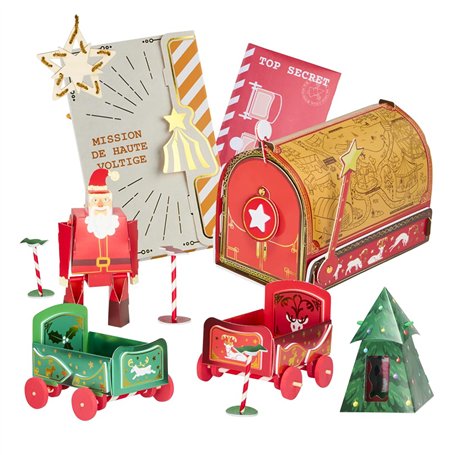 Pandacraft - Boîte aux Lettres de l’Avent - Mission de haute voltige - Calendrier de l’Avent avec 1 Grande Histoire dont l'Enfan