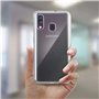 Coque Samsung Galaxy A40 étui 360° Transparente, Double Protection intégrale A40 en Silicone et TPU Antichoc, Coque A40