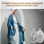 Viatheo Authentique Médaille Miraculeuse de la Vierge Marie – Bijou Religieux Catholique en Argent pour Femme & Homme – Pendenti