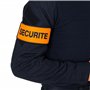 Strate Gear Pack x2 Brassard securite Agent de surete privé Orange Fluo Staff Tour de Bras videur Bandeau reflechissant reglable