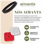 AIMANTIX Bracelet Magnétique - Soulagement Naturel des Douleurs de la Main à l’Épaule - Améliore la Circulation Sanguine et Apai