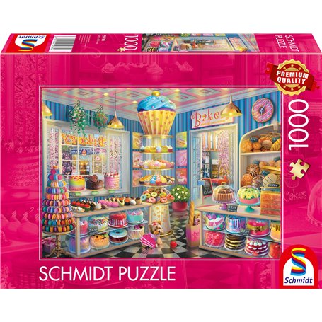 Schmidt Spiele 59785 Puzzle coloré de Boulangerie 1000 pièces Multicolore