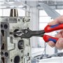 KNIPEX 82 02 200 TwinGrip Pince de préhension frontale et latérale avec poignées Confort grise atramentisée 200 mm