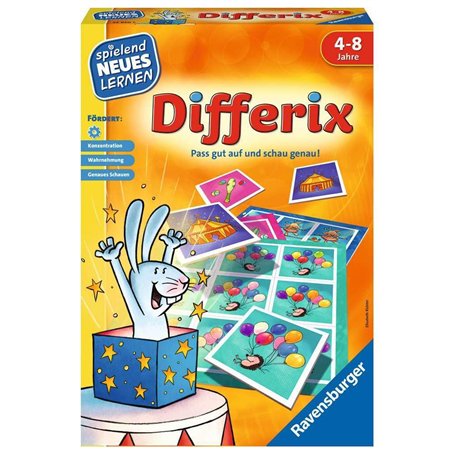 Ravensburger Differix 24930 - Jeu éducatif pour Enfants de 4 à 8 Ans - Nouvel Apprentissage pour 1 à 4 Joueurs