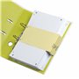 Oxford Lot de 200 intercalaires perforés en carton jaune 190 g/m²