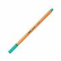 STABILO Stylo feutre pointe fine point 88 - Lot x 10 stylos feutre - Vert De Glace (88/13)