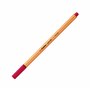 STABILO Stylo feutre pointe fine point 88 - Lot x 10 stylos feutre - Rouge Bordeaux (88/50)