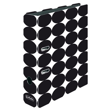 herlitz 50040087 MaX.file Classeur à levier Motif Just Black 8 cm