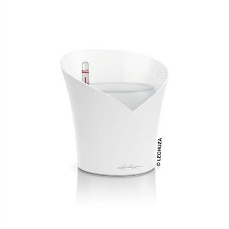 LECHUZA Jardiniere ORCHIDEA ALL-IN-ONE Blanc mat