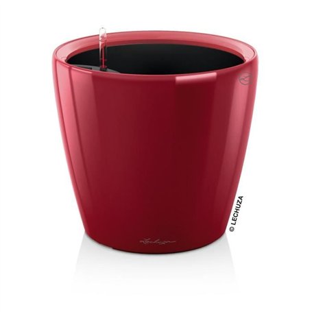Jardiniere - Classico premium LS 21 - Kit complet - Rouge scarlet brillant - 3 L - LECHUZA
