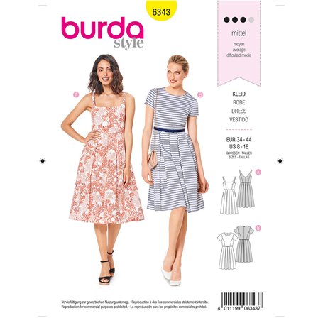 Burda B6343 Patron de Couture