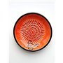 JOSKO Produkte 2739 Lot d'assiettes à râper à ail en céramique orange