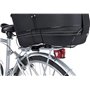 Trixie Panier pour vélo Long pour Porte-Bagages Larges Noir 29 x 49 x 60 cm