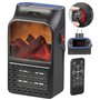 Sichler Haushaltsgeräte Mini chauffage soufflant télécommandé 500 W sur prise secteur - LV-...