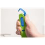 WEICON TOOLS Couteau à câble No. S 4-28 Green Line | matières premières durables | pour 4-28 mm | y compris lame à crochet escam