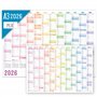 Häfft® Calendrier mural 2026 A3 en français (42 x 29