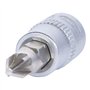 KS Tools 911.1402 Douille tournevis 1/4" Longueur 37 mm PZ2 CHROMEmat