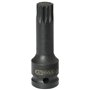 KS Tools 911.0948 - Douille longue à chocs mâle XZN® 1/2" - M8 - En Chrome Molybdène - Uniquement pour utilisation à chocs