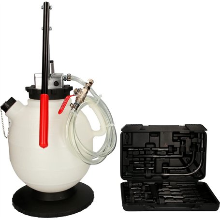 KS TOOLS 150.9275 - Appareil de Remplissage de Boite de Vitesse avec Adaptateurs - Pompe Manuelle Précise - Machine Remplissage