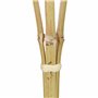 Relaxdays Torche de Jardin en Bambou, lot 10, avec mèches supplémentaires, Hauteur : 80 cm, pour extérieur, Nature