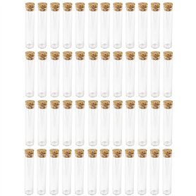 ideen mit herz Lot de 48 tubes à essai avec bouchon en liège | Verre de haute qualité | Hauteur 10 cm (sans bouchon) | Extérieur ideen mit herz Lot de 48 tubes à essai avec bouchon en liège | Verre de haute qualité | Hauteur 10 cm (sans bouchon) | Extérieur