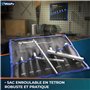 S&R WERKFIX Jeu Clés Tubulaires - 7 Clés à Tube Douille 6-19 mm. Pour Bougies et Lavabo
