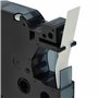 vhbw Ruban remplacement pour Dymo 45022, D1 pour imprimante d'étiquettes 12mm Noir sur Argent