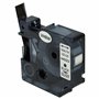 vhbw Ruban remplacement pour Dymo 45022, D1 pour imprimante d'étiquettes 12mm Noir sur Argent