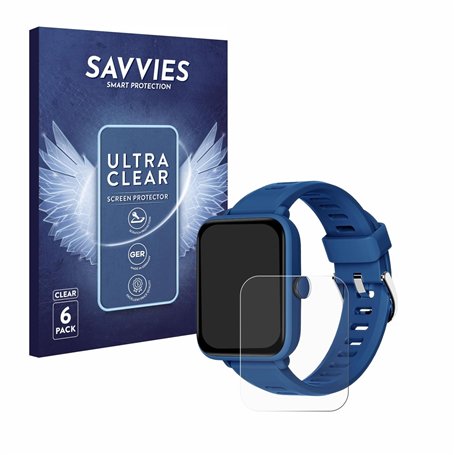 savvies Protection Ecran pour Biggerfive BW01 1.5" (6 Pièces) - Film Protection Ultra Clair