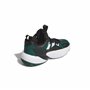 adidas Mixte TRAE Unlimited Chaussures de Basket-Ball, Collegiate Green/Core Black/Cloud White, 40 2/3 EU