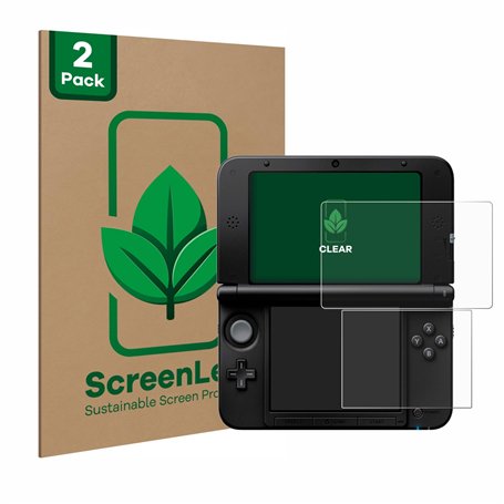 ScreenLeaf (2 Pièces Film de protection d'écran pour Nintendo 3DS XL SPM7800 [Protection d'écran Écologique