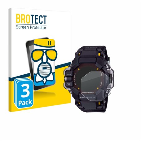 brotect Anti-Reflet Protection d'Écran Verre Mat pour Casio G-Shock GPR-H 1000 (3 Pièces) - Film Protecteur Vitre 9H