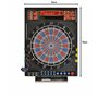 Jeu de fléchettes électronique Dartona JX2000 Tournoi Pro – Cible de Tournoi avec 41 Jeux et Plus de 200 Variantes possibles.