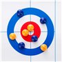 all Kids United® Ensemble de Jeu de Table Curling - Jeu Familial Curling Jeu de société - Bowling sur Glace Jeu de Table Jeu de 