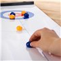 all Kids United® Ensemble de Jeu de Table Curling - Jeu Familial Curling Jeu de société - Bowling sur Glace Jeu de Table Jeu de 