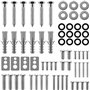 deleyCON VESA Jeu de Vis 66 Pièces pour TV Support Mural Vis de Montage Vis Goujons Rondelles M4 M6 M8