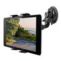 kwmobile Support Tablette Voiture - Support Universel pour Pare-Brise avec Fixation par Ventouse et Rotation 180° - 11-20,7 cm -