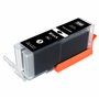 2 x 6 Cartouches d'encre compatibles XL avec puce pour CANON Pixma IP8750 MG6350 MG7150 MG7550 contenant 2 x Canon PGI550BK XL /