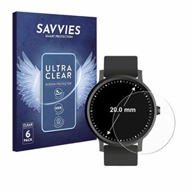 savvies Protection Ecran pour Montres (Circulaire