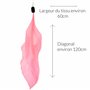 Diabolo Freizeitsport -Paire de Poi Lumineux UV - Rose - 60 cm - Ailes d'ange - Spiral Pois - Soft-Pois - Sac de Transport inclu
