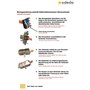 odedo Connecteur de câble CAT 6A / 7 STP 10Gbps blindé -Prise sans outil - AWG 22-26 - Pour réparer et connecter les câbles RJ45