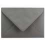 FarbenFroh - Lot de 25 enveloppes - Gris graphite / gris foncé - Format C5 - 22,0 x 15,4 cm - Fermeture humide sans fenêtre - No