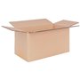 100 cartons d'expédition simple cannelure 24 x 13 x 13 cm brun - KK 22 - verpacking