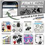 Fantic26 Bande antidérapante de rechange pour trottinette Stunt-Scooter Park Trick Pédalier - Papier de verre antidérapant - 58,