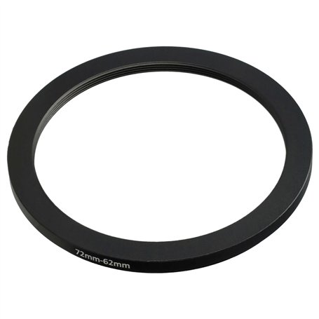 vhbw Bague d'adaptation de Filtre Step-Down de 72 mm vers 62 mm pour Objectif d'appareil Photo - Réducteur