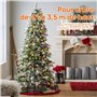 SALCAR Guirlande Lumineuse 350 LEDs pour Sapin de Noêl, 3m x 10 exterieur Etanche Guirlande LED Sapin Décoration (2m - 5m sapin)