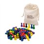 GICO 60 Pieces de pions de Jeu en Bois 24x12 mm - 2132