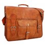 Gusti Sac en Cuir Homme - Leon Porte Document Homme Cuir - Sac Bandoulière Femme Guess - Sac Business Homme - Sac Messager Homme