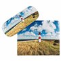 VON LILIENFELD Sylt Phare Étui Lunettes Boîte Robuste Cadeau Étui Lunettes de Soleil Chiffon de Nettoyage